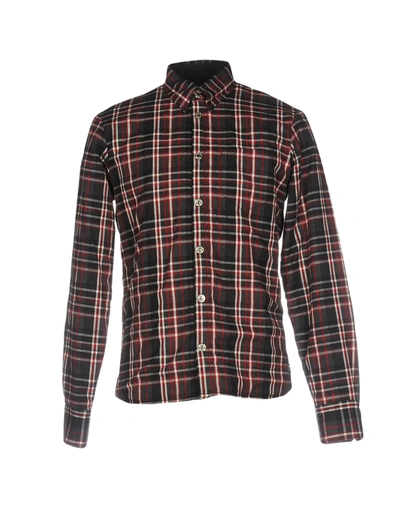 Dsquared2 Checked Shirt In Steel Grey
