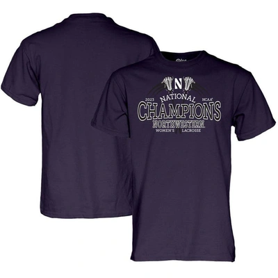 Blue 84 Lacrosse National Champions T-shirt In Purple