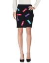 Boutique Moschino Knee Length Skirts In Black