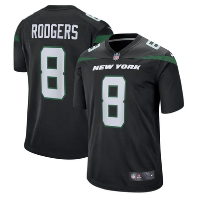 Nike Kids' Youth  Aaron Rodgers Stealth Black New York Jets Game Jersey