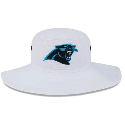 New Era White Carolina Panthers 2023 Nfl Training Camp Panama Bucket Hat