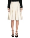 Ermanno Scervino Midi Skirts In Ivory