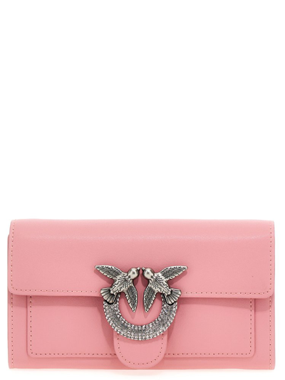 Pinko Love Wallet Bag In Pink
