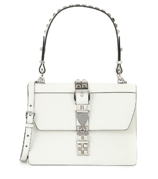 prada elektra leather shoulder bag