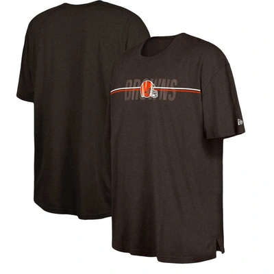 New Era Brown Cleveland Browns 2023 Nfl Training Camp Big & Tall T-shirt