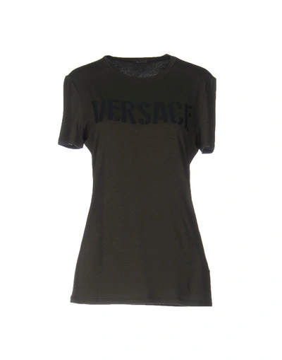 Versace T-shirt In Military Green