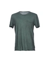 Massimo Alba T-shirts In Dark Green