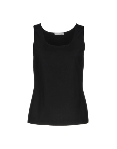 Le Tricot Perugia Tank Top In Black