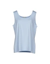Le Tricot Perugia Tank Top In Azure