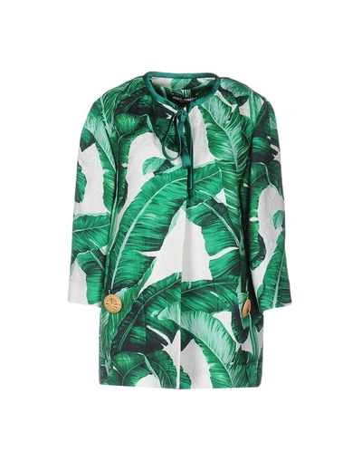 Dolce & Gabbana Suit Jackets In Green