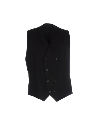 Dolce & Gabbana Suit Vest In Black