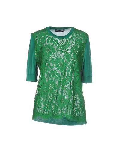 Dolce & Gabbana Jumper In Green
