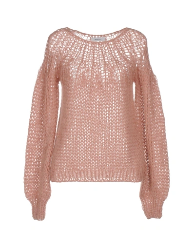 Maiami Sweaters In Pink