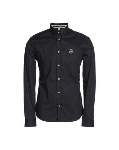 Mcq By Alexander Mcqueen Solid Color Shirt In Black