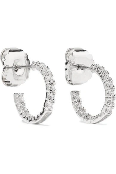 Kenneth Jay Lane Rhodium-plated Cubic Zirconia Earrings In Silver