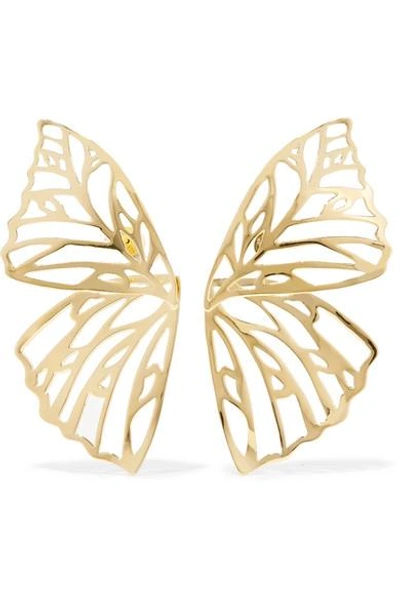 Jennifer Fisher Butterfly Gold-plated Earrings