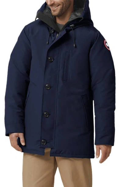 Canada Goose Chateau Slim Fit Down Parka In Atlantic Navy