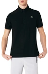 Lacoste Sport Ultra Dry Classic Fit Polo Shirt In Black