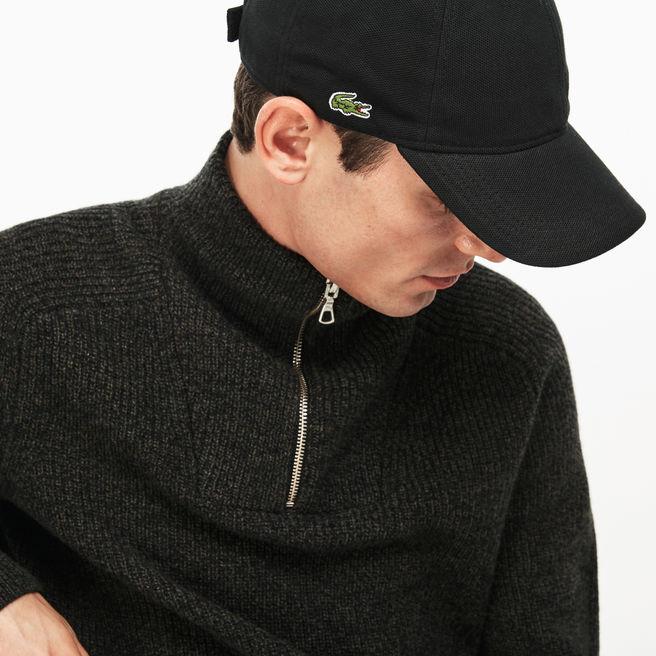 men's cotton piqué cap