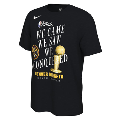 Nike Denver Nuggets  Men's Nba T-shirt In Black