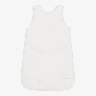 Jamiks White Cotton Baby Sleeping Bag (67cm)