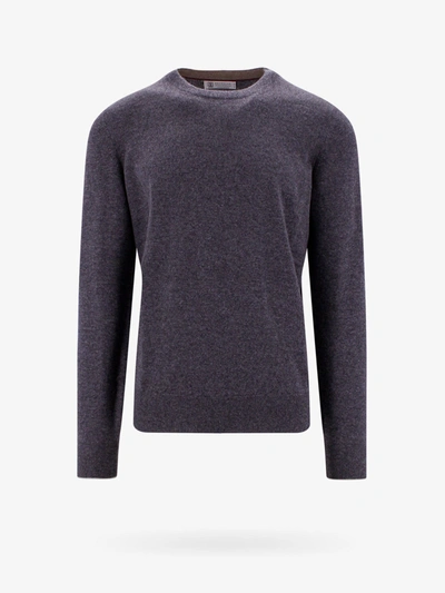 Brunello Cucinelli Sweater In Grey