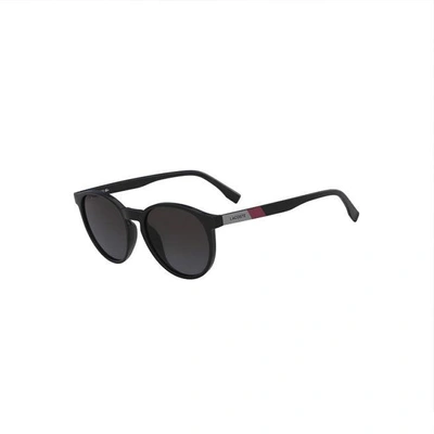 Lacoste Unisex Plastic Round Color Block Sunglasses - One Size In Red