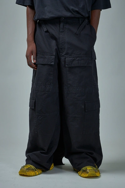 Balenciaga 748599 Tkp27 1000 Apron Cargo Pants Skirt Black | ModeSens
