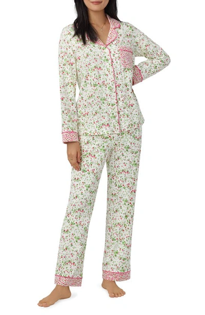 Bedhead Pajamas Floral Print Stretch Organic Cotton Pajamas In Nellie
