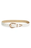 Petit Moments Modern Rodeo Belt In White