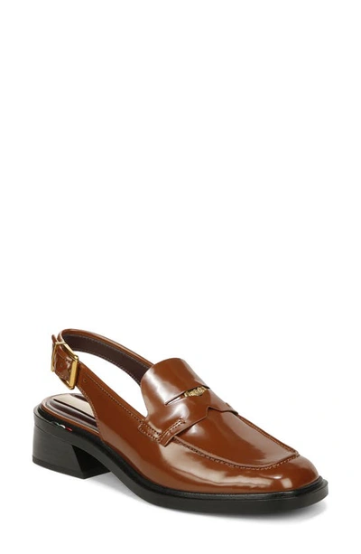 Franco Sarto Giada Slingback Loafer Pump In Tobacco