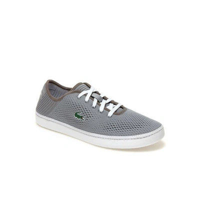 Lacoste Men's L.ydro Lace Textile Trainers In Grey/white
