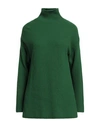Jucca Woman Turtleneck Dark Green Size S Wool, Polyamide, Cashmere