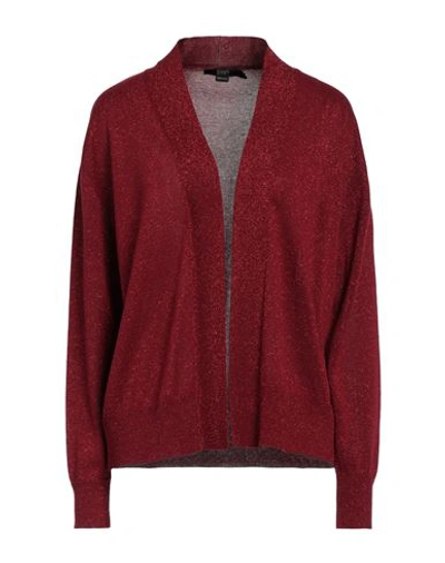 Seventy Sergio Tegon Seventy Venezia Woman Cardigan Brick Size 6 Viscose, Polyester In Red