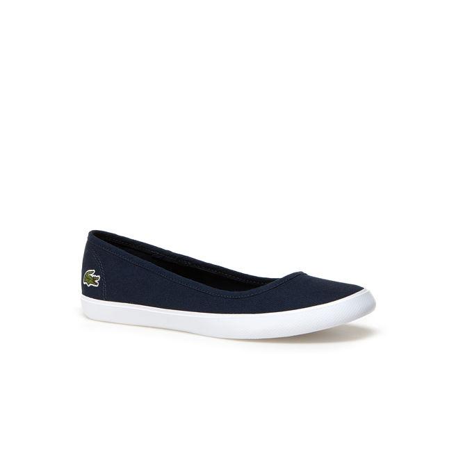 Lacoste Women's Marthe Canvas Ballerina Flats Clearance -