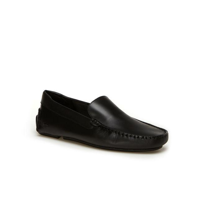 Lacoste Men's Piloter Leather Moccasins 