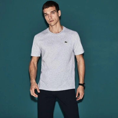 Lacoste Men's Ultra Dry Cotton Sport T-shirt - 3xl - 8 In Grey