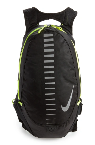 Nike Run Commuter Backpack - Black In Black/ Volt/ Silver | ModeSens
