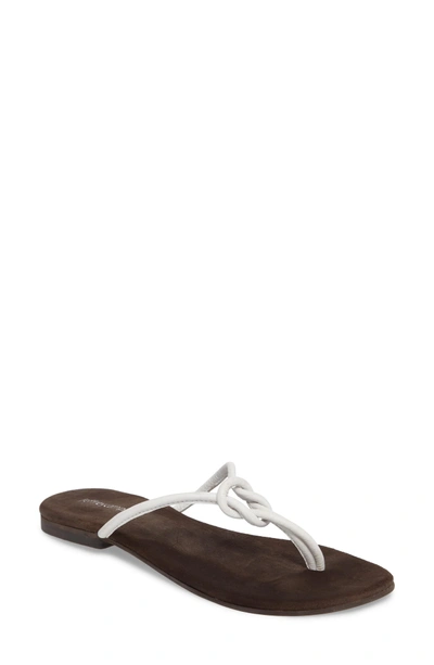 Jeffrey Campbell Malia Flip Flop In White