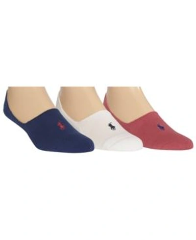 Polo Ralph Lauren Men's 3-pk. Sport Liner Socks In Red/white/blue