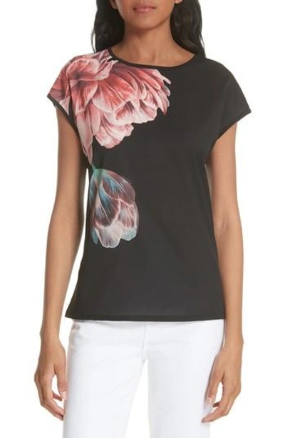 Ted Baker Keziaa Tranquility Tee In Black