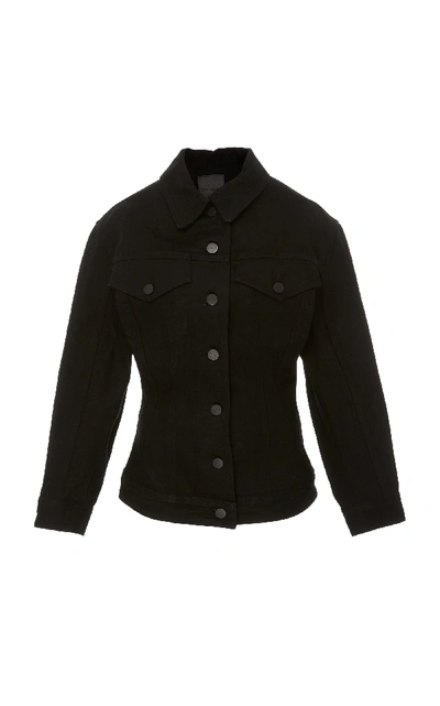 Goldsign The Waisted Jacket In Black