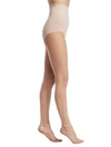 Donna Karan The Nudes Whisper Weight Toeless Control Top Pantyhose In Ivory