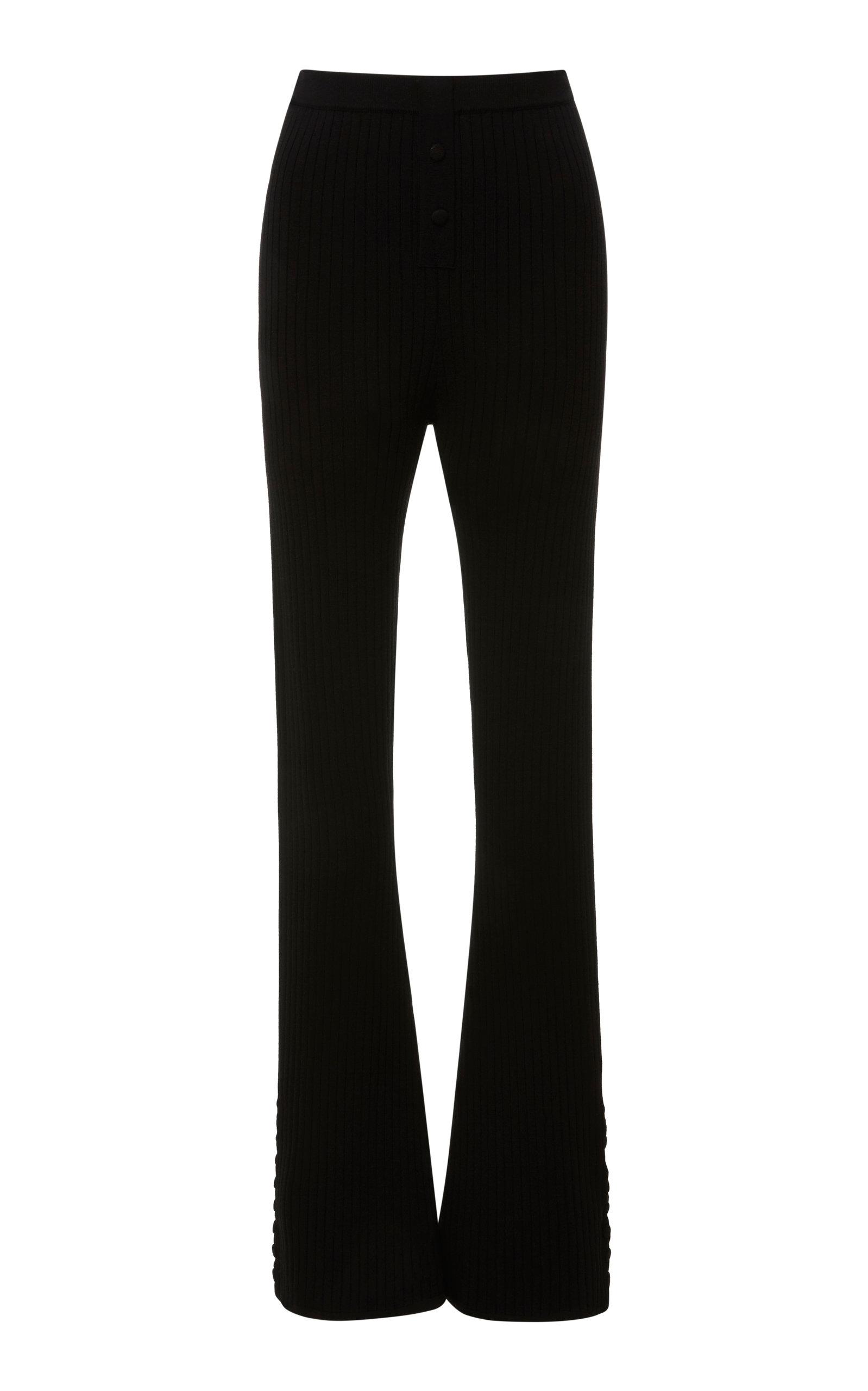 knitted pants and top