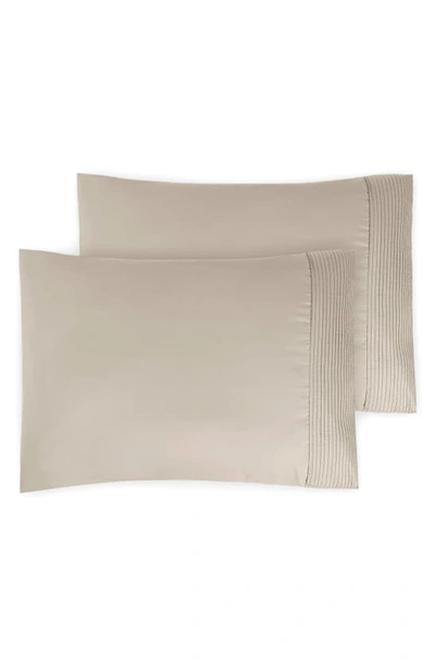 Southshore Fine Linens Pleated Pillow Cases In Neutral