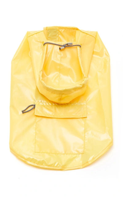 Ware Of Dog Medium Anorak Raincoat With Hood In Yellow