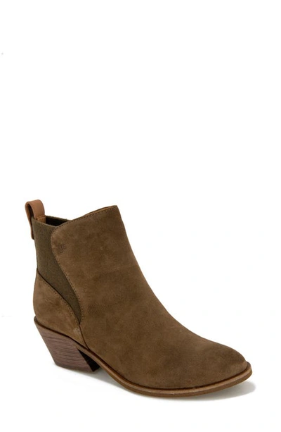 Gentle Souls By Kenneth Cole Clint Western Bootie In Cocoa Suede