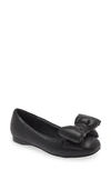 Jeffrey Campbell Bow-out Ballet Flat In Black