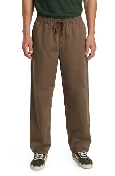 Vans Range Loose Fit Tapered Pull-on Pants In Canteen
