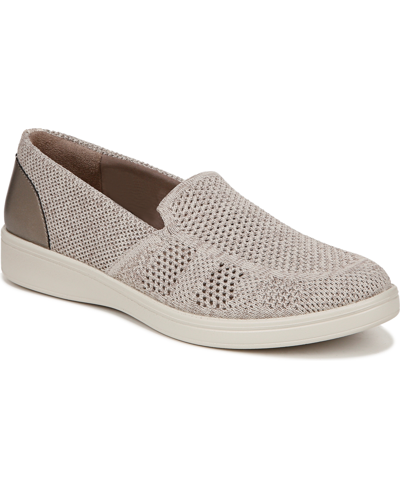 Bzees Getty Washable Slip-ons In Beige Knit Fabric